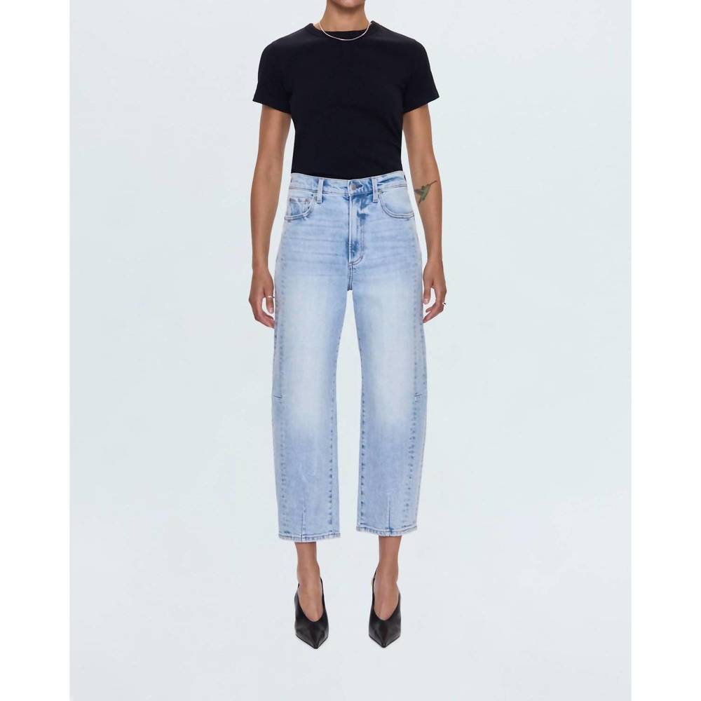 Anthropologie Pistola Eli Light Wash barrel Jeans size 30 NWT